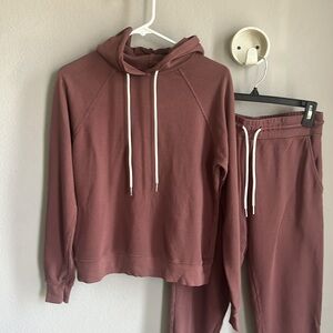 Mate the Label Organic Terry Raglan Hoodie & Classic Jogger Set